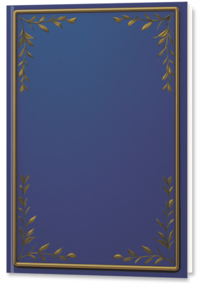 Notizbuch – Blau mit Ornament