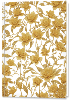 Notizbuch – Goldene Rosen
