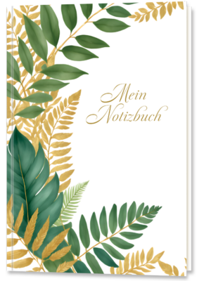 Notizbuch – Palmenblätter